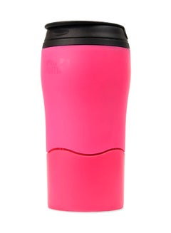 Mighty Mug Mighty Mug Plastic Travel Mug, No Spill Double Wall Tumbler, Cold/Hot, Cup-Holder Friendly, Dishwasher Safe, (Pink, 12oz)- 1963D Pink 
