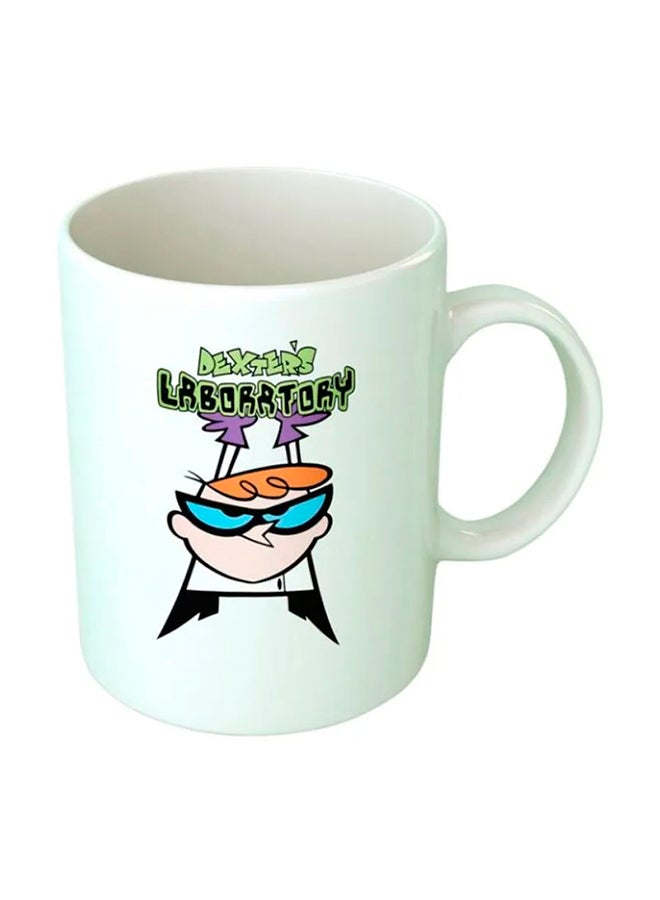 Dexters Laboratory Printed Mug White/Black/Green 350ml