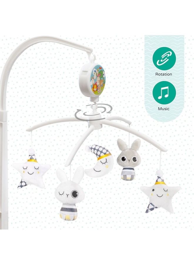 Moon Good Night Musical Mobile, Child Sleeping Aids, Crib Hanging Toys For Newborn Baby, Baby Crib Mobile Rotating, Soft Toy Om+, Multi ‎25 x 35 x 55cm  - Image 5