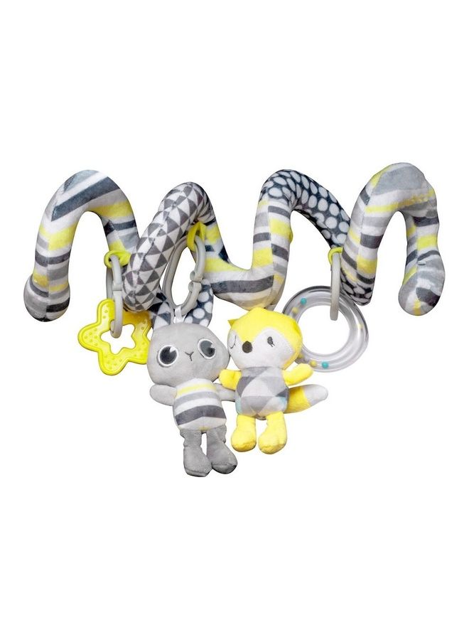 مون لعبة أنشطة جود نايت معلقة حلزونية بتصميم حيوانات لسرير وعربة الأطفال ومقعد السيارة، لحديثي الولادة ‎95 x 15 x 3سم - Image 1