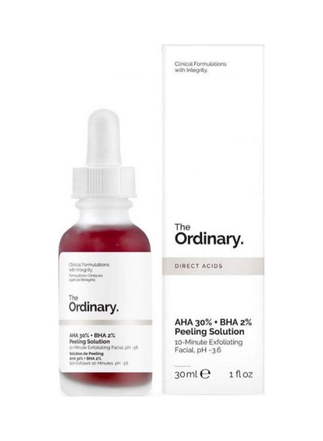The Ordinary Facial Peeling Solution 30% + BHA 2% Red 30ml 