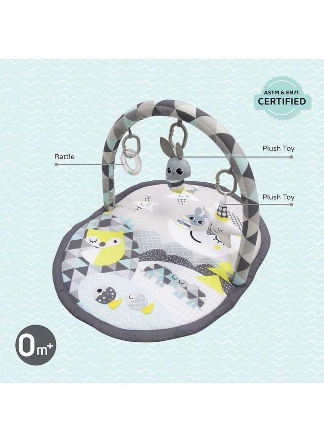 مون بساط اللعب والأنشطة البدنية للأطفال جود نايت بقضيب بتصميم قوس لحديثي الولادة فأكبر - Image 2