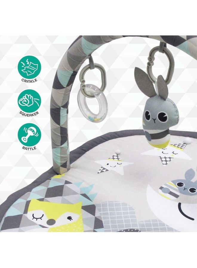 مون بساط اللعب والأنشطة البدنية للأطفال جود نايت بقضيب بتصميم قوس لحديثي الولادة فأكبر - Image 3