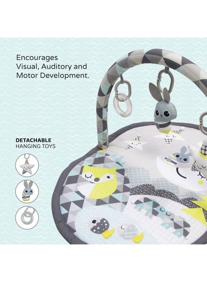 مون بساط اللعب والأنشطة البدنية للأطفال جود نايت بقضيب بتصميم قوس لحديثي الولادة فأكبر - Image 4