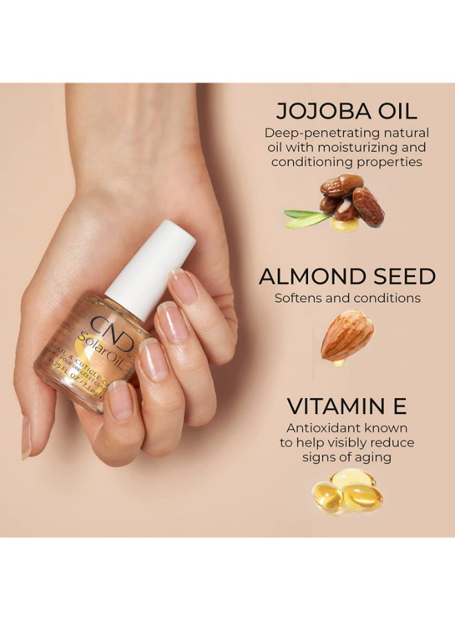 CND Nail And Cuticle Treatment Solar Oil Clear - Image 2