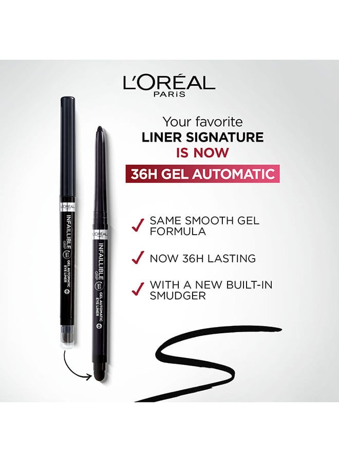 L'OREAL PARIS - Infaillible Grip 36H Auto Liner Black - Image 1