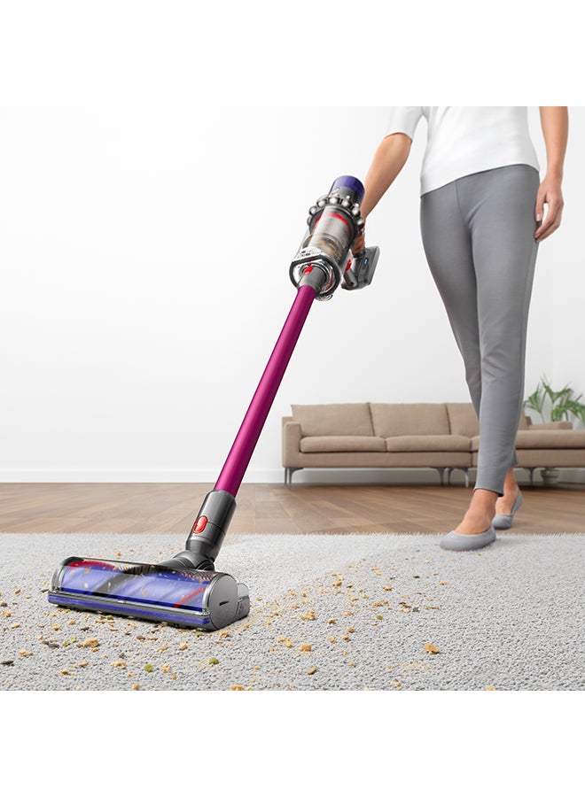dyson - V10 Extra Cordless Vacuum 0.76 L 525 W SV27 Sprayed Nickel/Iron/Fuchsia - Image 1