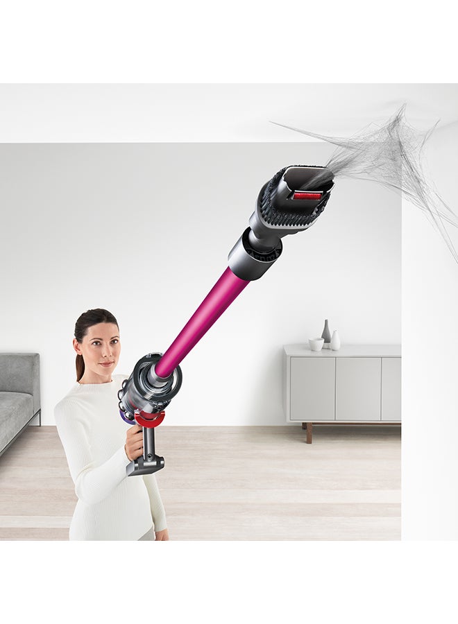dyson - V10 Extra Cordless Vacuum 0.76 L 525 W SV27 Sprayed Nickel/Iron/Fuchsia - Image 1