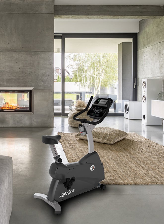 Life Fitness C1 Upright Lifecycle Exercise Bike w/ GO Console 104x60x142cm  - Image 3