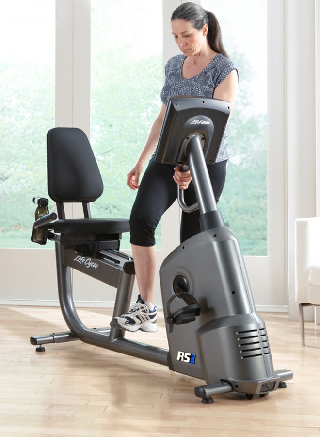 Life Fitness RS1 Recumbent Bike w/ GO Console 169x65x131cm  - Image 3