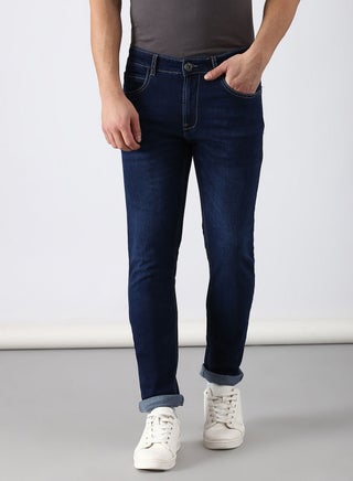 Slim Fit Jeans Dark  Blue - v1662467252/N48944039V_1