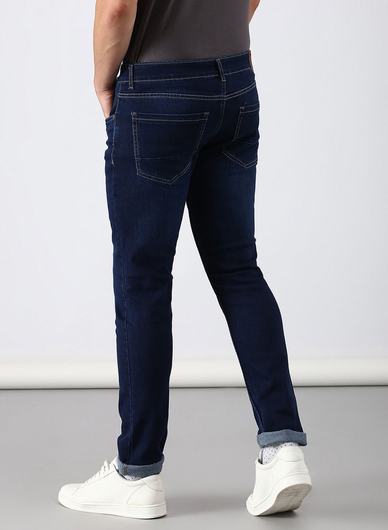 Slim Fit Jeans Dark  Blue