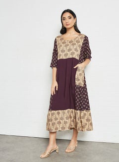 Beige/Purple