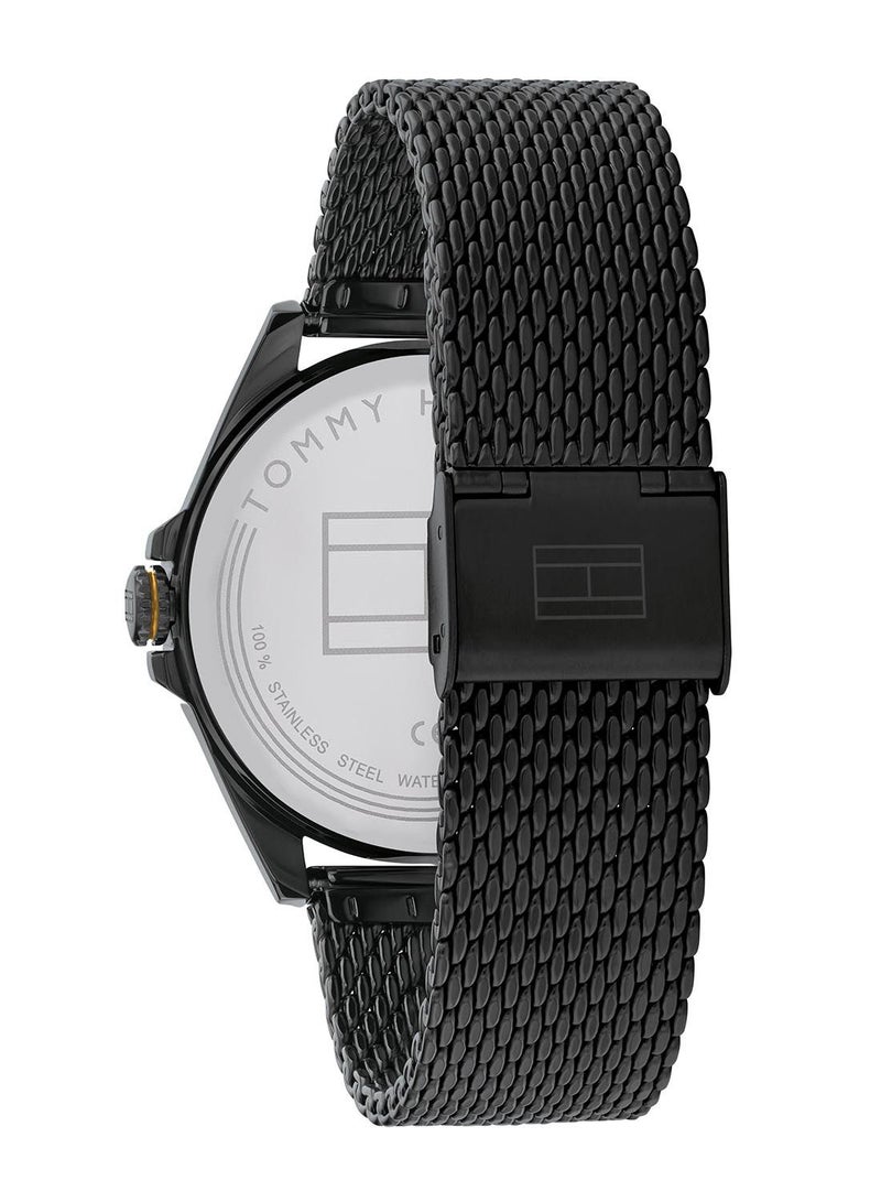 TOMMY HILFIGER Men's Carter Black Dial Watch - 1791913  - Image 2