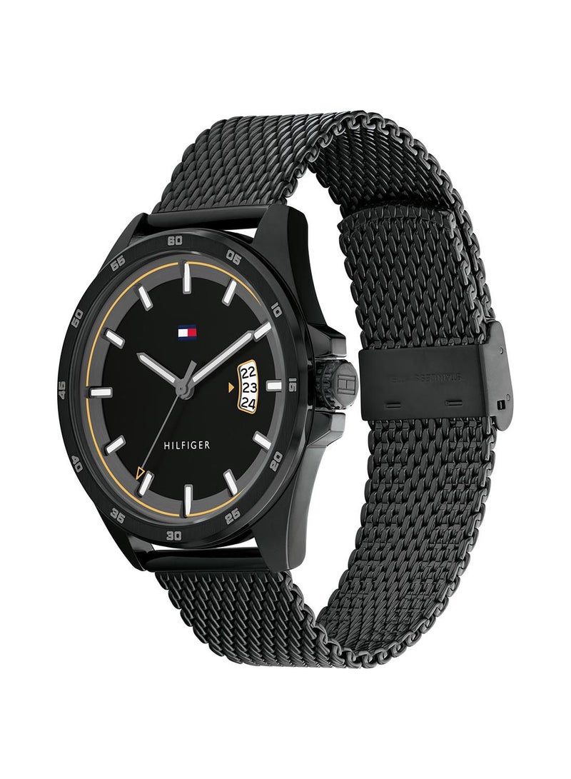 TOMMY HILFIGER Men's Carter Black Dial Watch - 1791913  - Image 3