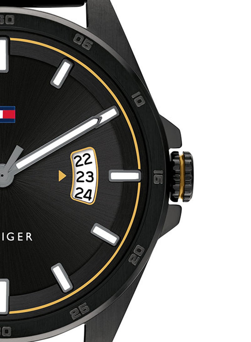 TOMMY HILFIGER Men's Carter Black Dial Watch - 1791913  - Image 4