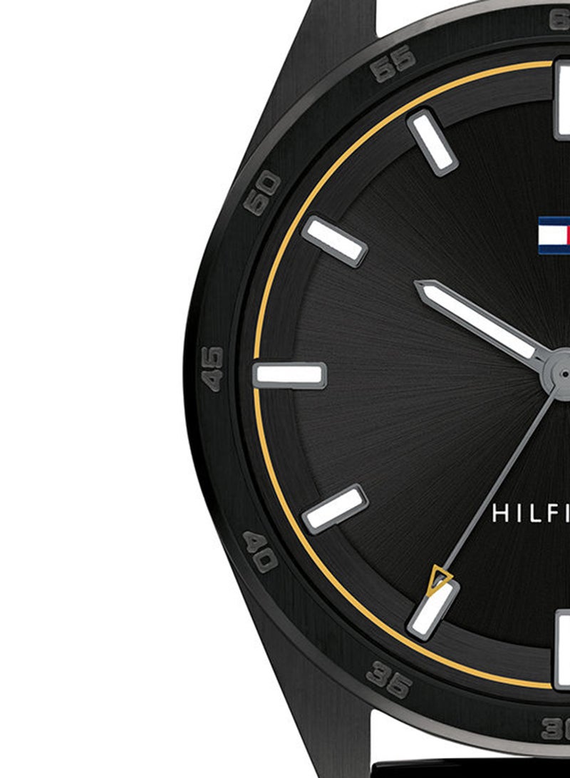 TOMMY HILFIGER Men's Carter Black Dial Watch - 1791913  - Image 5