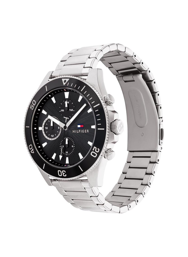 TOMMY HILFIGER Men's Larson Black Dial Watch - 1791916 - Image 4