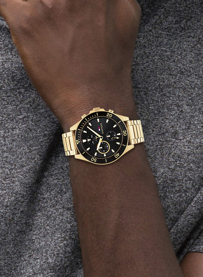 TOMMY HILFIGER Men's Larson Black Dial Watch - 1791919  - Image 4