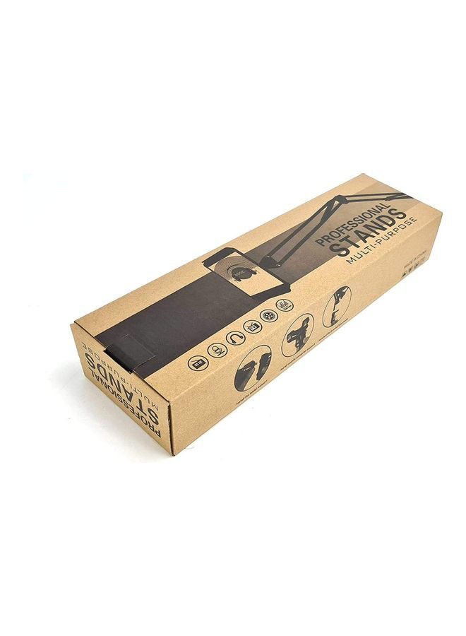 TechnoMounts - Long Arm Lazy Mobile Stand Black - Image 1