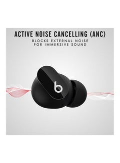 beats Dr. Dre Studio Buds Noise-Canceling True Wireless In-Ear Headphones Black  - Image 2