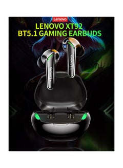 Lenovo Wireless BT5.1 Gaming In-Ear Headphones With Speaker And Touch Control Black  - Image 5