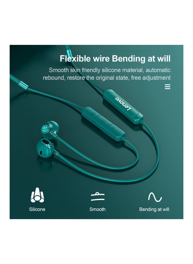 Lenovo - SH1 Wireless Bluetooth Neckband Headphones Blue - Image 1
