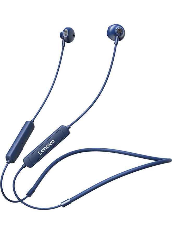 Lenovo - SH1 Wireless Bluetooth Neckband Headphones Blue - Image 1