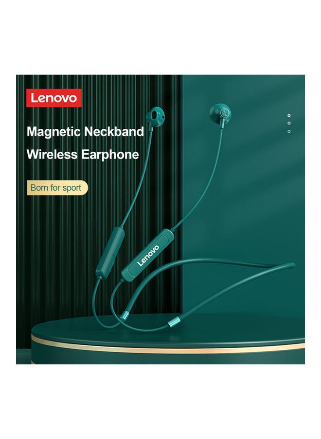 Lenovo - SH1 Wireless Bluetooth Neckband Headphones Blue - Image 1