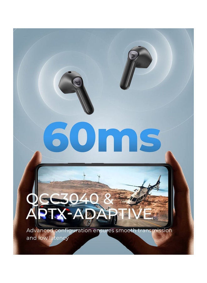 SoundPEATS Air3 Bluetooth V5.2 Wireless Earbuds Black  - Image 5