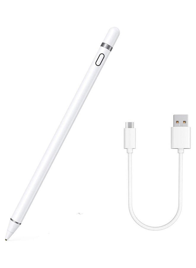 Black Tiger - Pen For Apple iPad Stylus Features A Fine Tip Of 1.2mm White - Image 1