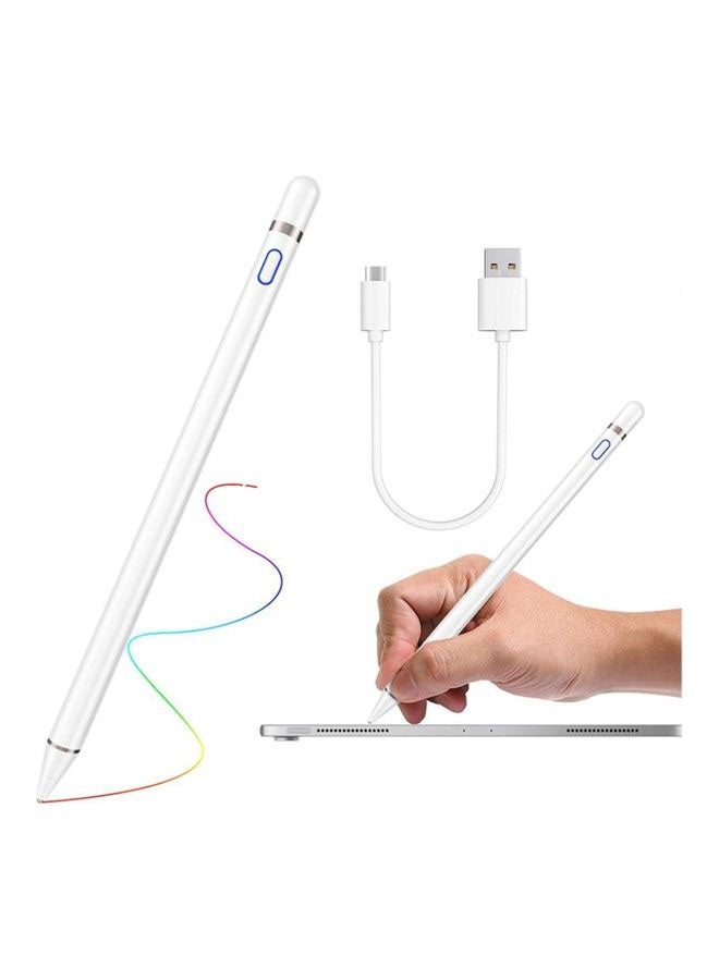 Black Tiger - Pen For Apple iPad Stylus Features A Fine Tip Of 1.2mm White - Image 1