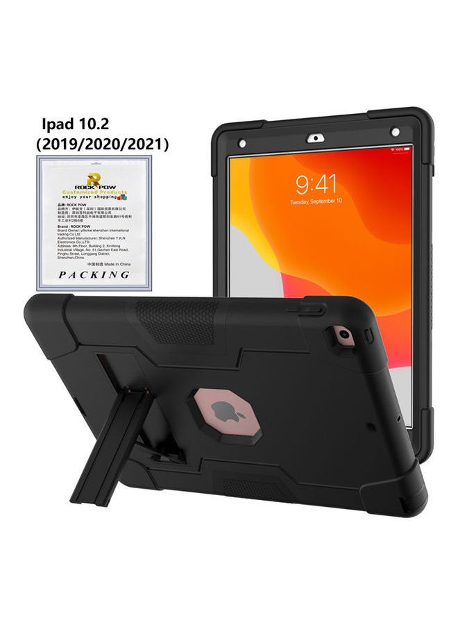 روك بو غطاء حماية واق لجهاز أبل آي باد مقاس 10.2 بوصة من الجيل التاسع/ الثامن/ السابع مقاس 10.2 بوصة 2021/2020/2019 أسود - Image 3