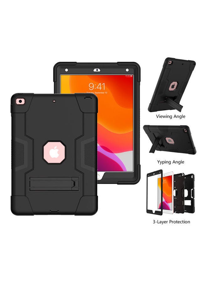 روك بو غطاء حماية واق لجهاز أبل آي باد مقاس 10.2 بوصة من الجيل التاسع/ الثامن/ السابع مقاس 10.2 بوصة 2021/2020/2019 أسود - Image 5