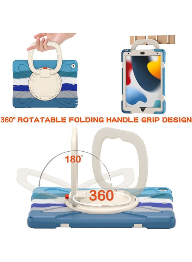 Rock Pow Protective Case Cover For Apple iPad 10.2 inch 2021/2020/2019(9th/8th/7th) Gen Multicolour - Image 3