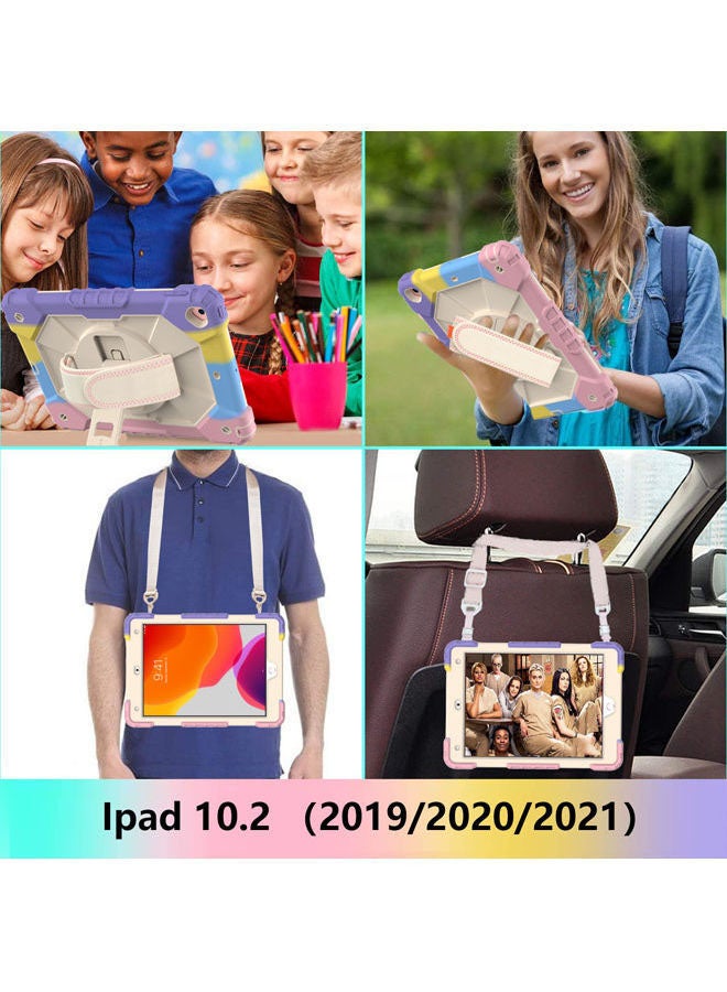 Rock Pow - Protective Case Cover For Apple iPad 10.2 inch 2021/2020/2019(9th/8th/7th) Gen Multicolour - Image 1