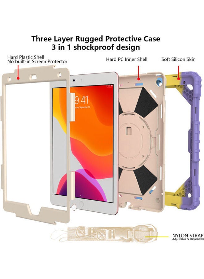 Rock Pow - Protective Case Cover For Apple iPad 10.2 inch 2021/2020/2019(9th/8th/7th) Gen Multicolour - Image 1