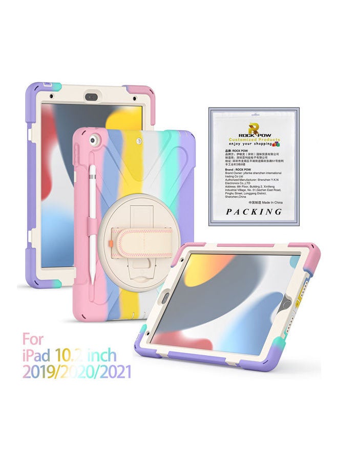 روك بو غطاء حماية واق لجهاز أبل آي باد مقاس 10.2 بوصة من الجيل التاسع/ الثامن/ السابع مقاس 10.2 بوصة 2021/2020/2019 متعدد الألوان - Image 2