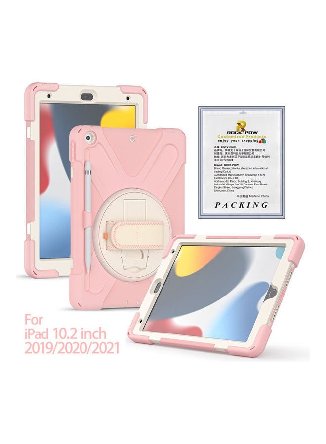 Rock Pow Protective Case Cover For Apple iPad 10.2 inch 2021/2020/2019(9th/8th/7th) Gen Cherry Pink - Image 2