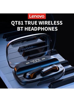Lenovo QT81 True Wireless Bluetooth Earbuds Black  - Image 5