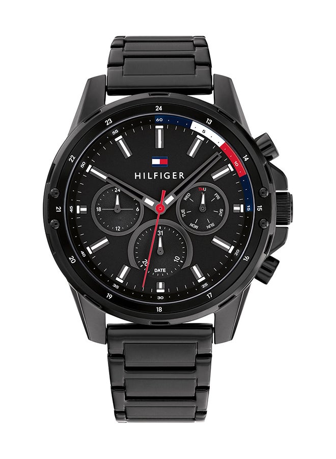 TOMMY HILFIGER Men's Mason Black Dial Watch - 1791935  - Image 1