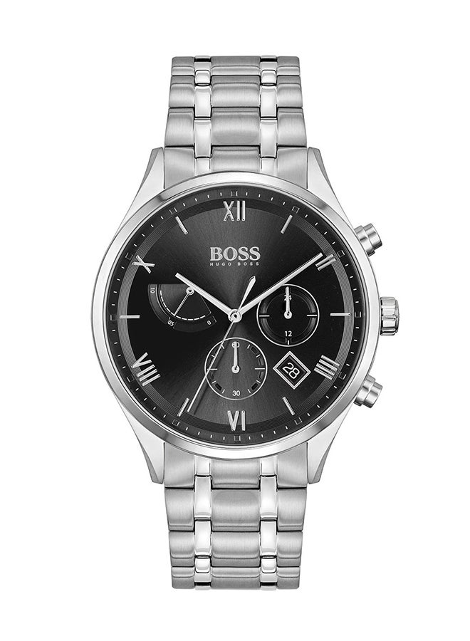 HUGO BOSS Men's Gallant  Black Dial Watch - 1513891  - Image 1