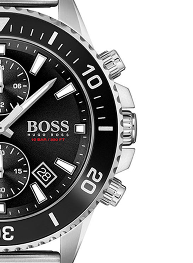 HUGO BOSS Men's Admiral  Black Dial Watch - 1513904  - Image 4