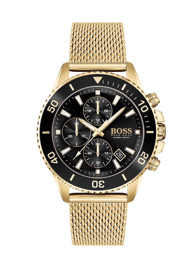 HUGO BOSS - Men's Admiral  Black Dial Watch - 1513906 - Image 1