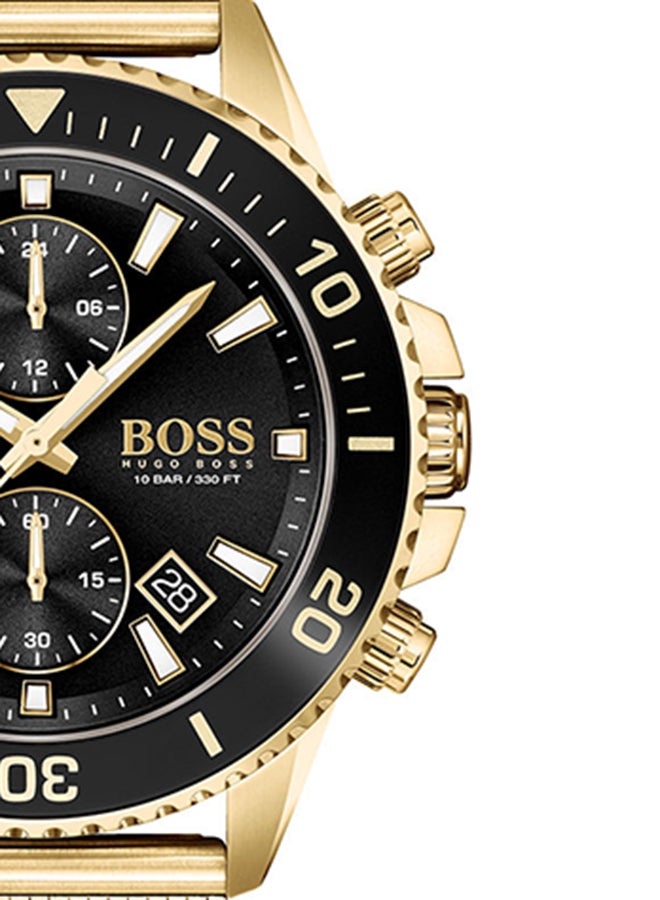 HUGO BOSS - Men's Admiral  Black Dial Watch - 1513906 - Image 1