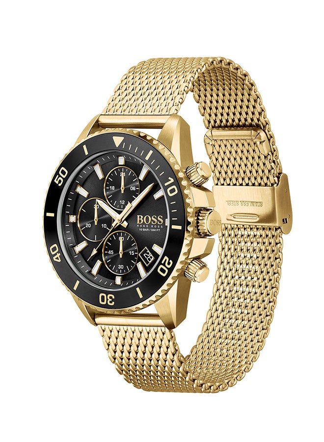 HUGO BOSS - Men's Admiral  Black Dial Watch - 1513906 - Image 1