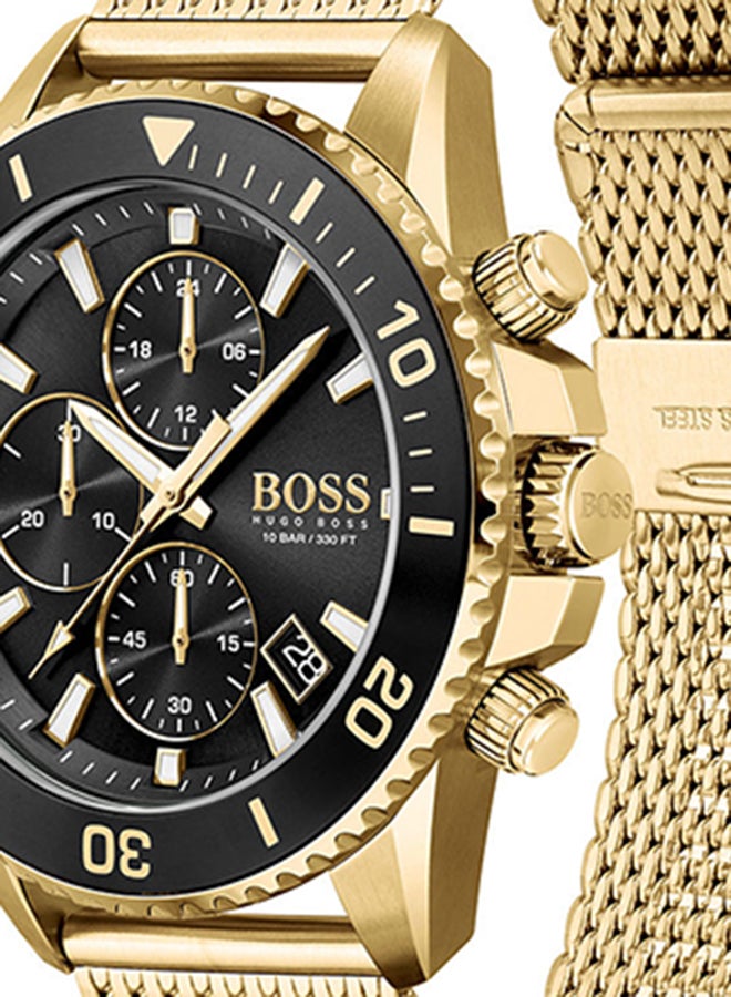 HUGO BOSS - Men's Admiral  Black Dial Watch - 1513906 - Image 1