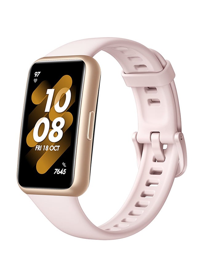 HUAWEI 5000.0 mAh Smart Band 7 Health Fitness Tracker With Silicone Strap Nebula Pink  - Image 4