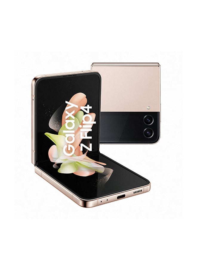 Samsung - Galaxy Z Flip 4 5G Single SIM Pink Gold 8GB RAM 256GB - International Version - Image 1