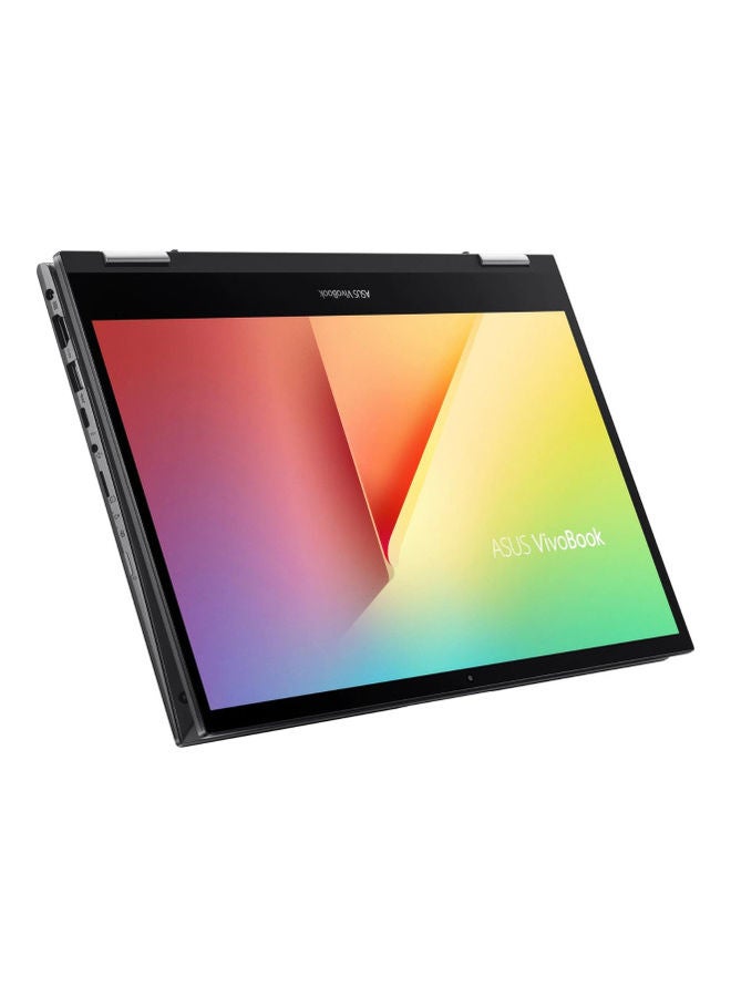 ASUS - Vivobook Flip 14 TP470EA Touchsreen Laptop With 14-Inch FHD Display, Core i5-1135G7 Processer/8GB RAM/512GB SSD/Intel Iris Xe Graphics/Windows 11 Home English Black - Image 1